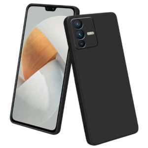 vivo-v23-pro-5g-soft-back-cover-case-in-black-silicone