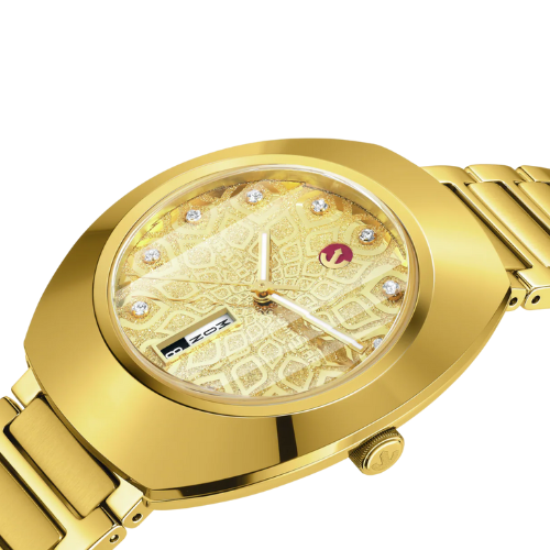 The RadoR764 automatic movement balance spring a power 80 hr.