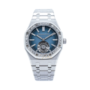 The Royal by Audemars Piguet Blue Dial Diamond Fly Tourbillion.